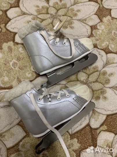 Коньки детские двухполозные 29