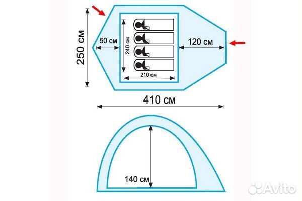 Палатка Tramp Lair 4 TRT-40