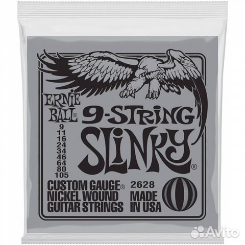 Струны для электрогитары Ernie Ball 2628 Nickel Wo