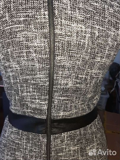 Платье сарафан мини, твид dkny Donna Karan