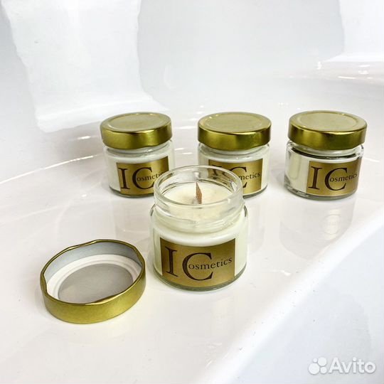 Соевая свеча натуральная