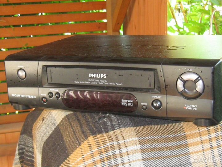 Видеомагнитофон Филипс VR 510 HI-FI стерео турбо