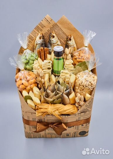 Мужские съедобные букеты