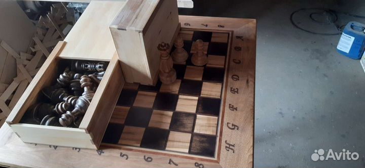 Шахматы ручной работы новые