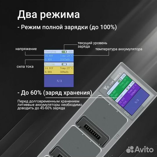 Зарядный хаб для DJI Mavic 3 c дисплеем