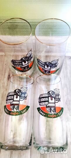 Стаканы стекло СССР Рига