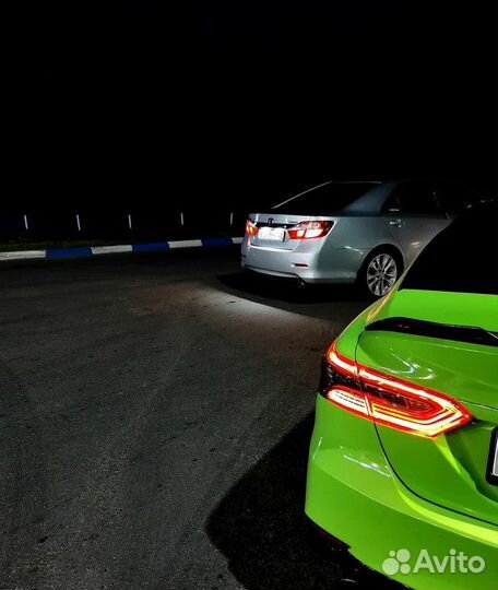 Диодная подсветка номера camry, corolla