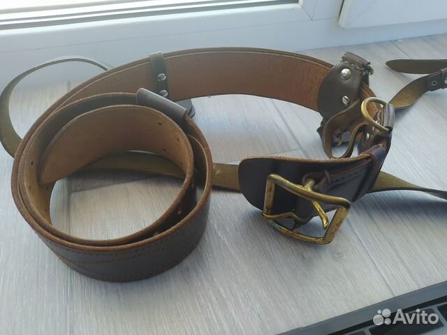 Ремень офицерский СССР с портупеей купить в Воркуте | Хобби и отдых | Авито