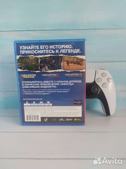 Диск PS4 Uncharted коллекция