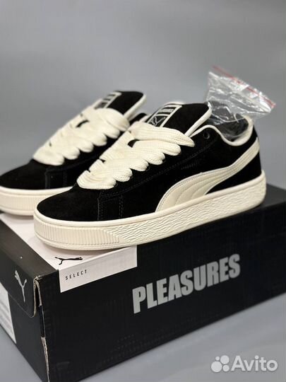 Кроссовки Puma x Pleasures Suede XL black