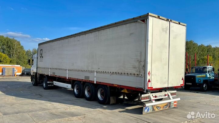 Полуприцеп шторно-бортовой Krone SD, 2007