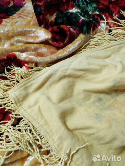 Плюшевая скатерть СССР