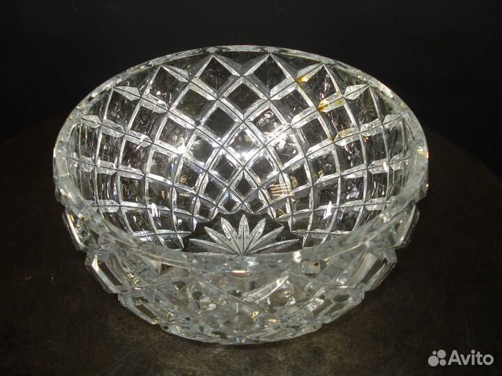 Ваза, конфетница хрусталь стекло СССР