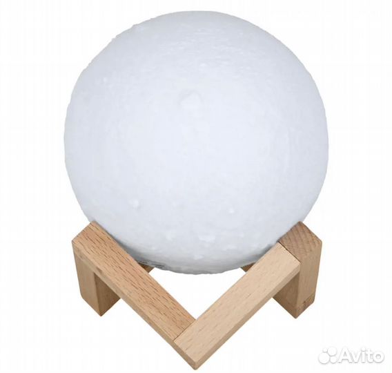 Ночник светодиодный Луна 3D с увлажнителем воздуха