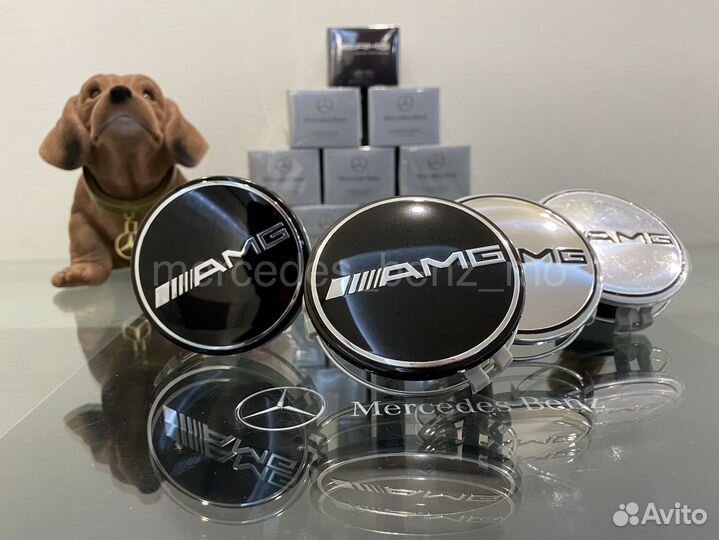 Колпачки ступицы AMG Mercedes Benz