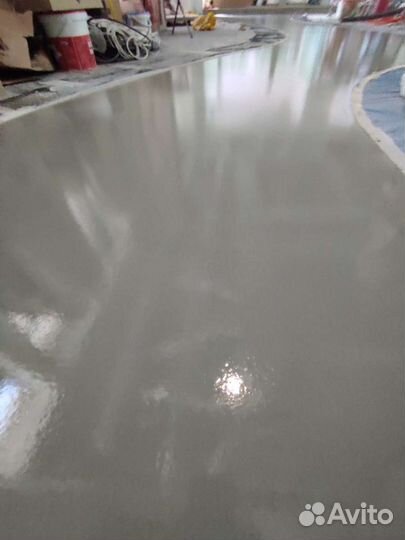 Выравнивание пола, полусухая стяжка, тёплый пол