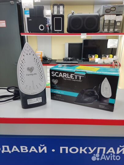 Новый утюг Scarlett SC-S130K46 (эшп)