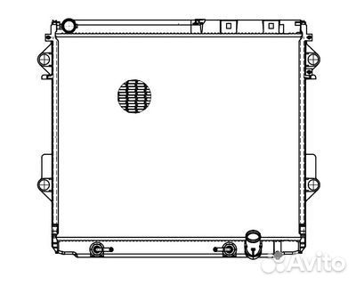 Радиатор охлаждения двигателя