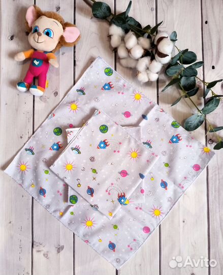 Нагрудники из фланели