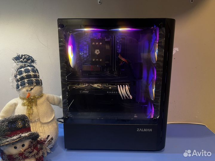 Игровой пк Ryzen 5 5500/RX5700 XT/16GB/M2 SSD 512