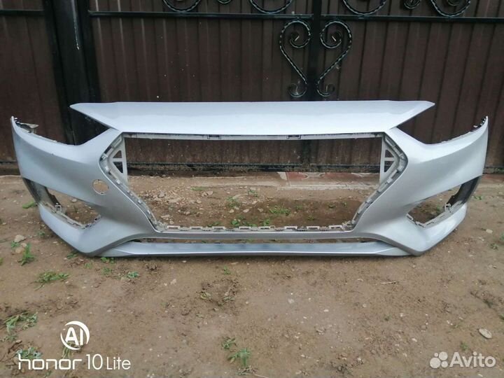 Бампер передний на солярис