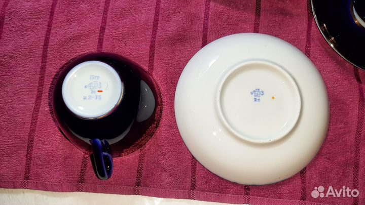 Чайный набор - пары лфз 5 шт + чайник Гжель