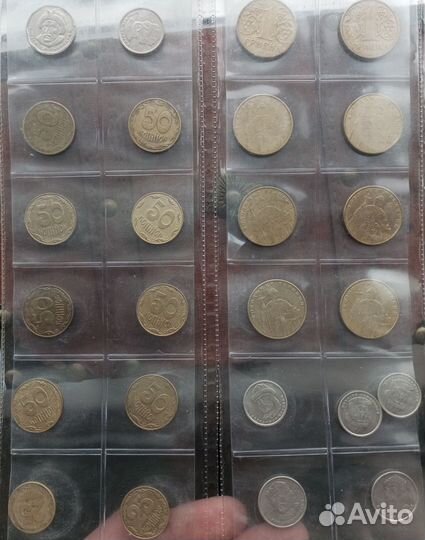 Монеты Украины погодовка