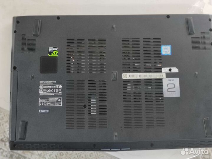 Игровой ноутбук msi