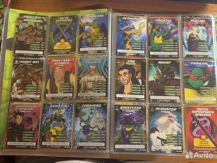 Черепашки ниндзя: карточки путь ниндзя