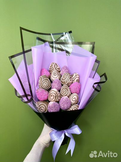 Букет из клубники в шоколаде