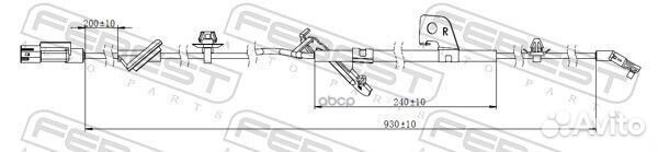 Датчик abs зад прав 04606008 Febest