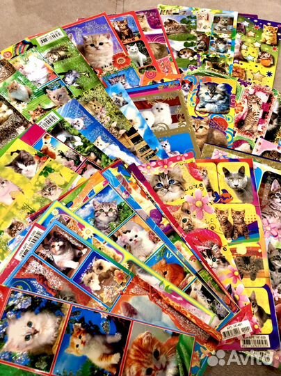 Наклейки 2000-х много листов