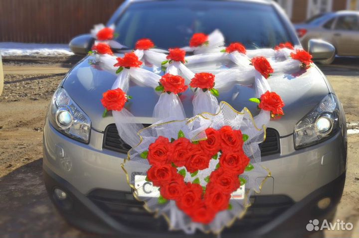 Украшения для свадебного авто