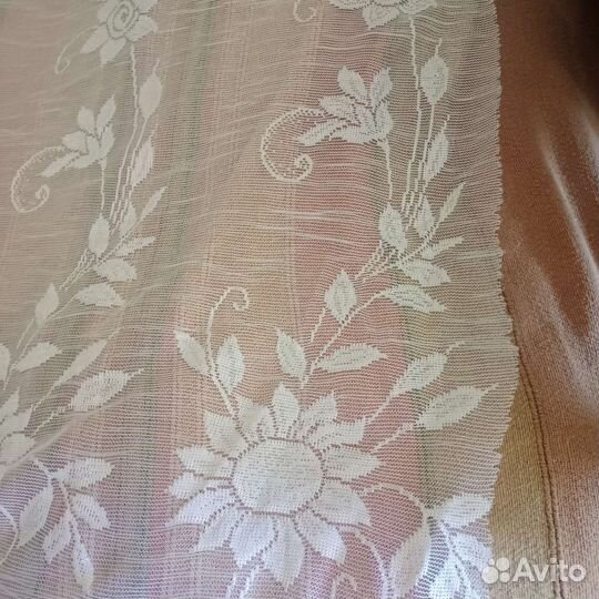 Тюль белый р.230*120