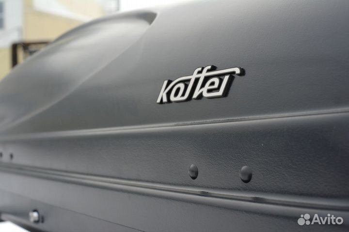 Бокс на крышу Koffer A-430 (1780x760) чёрный