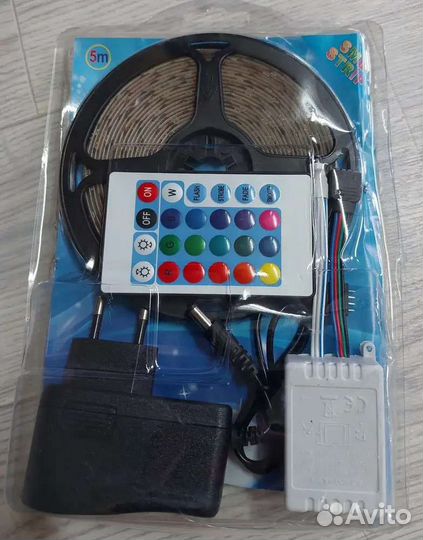 Светодиодная лента rgb led диодная подсветка 5м