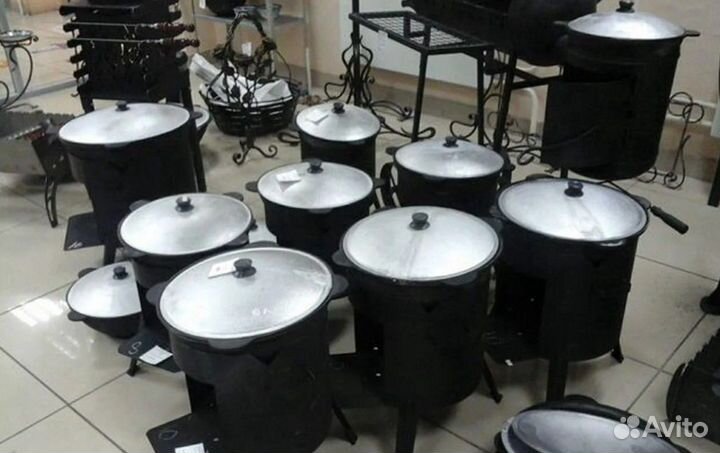 Печи под казаны 6-22л. 2-3 мм сталь. Доставка