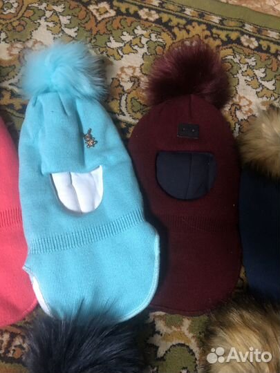 Шапка детская зимняя снуд