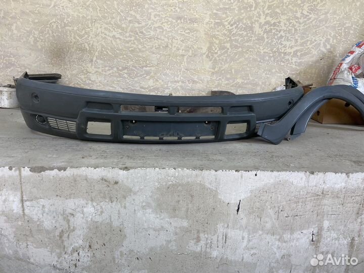 Бампер на газель старого образца с пластиком