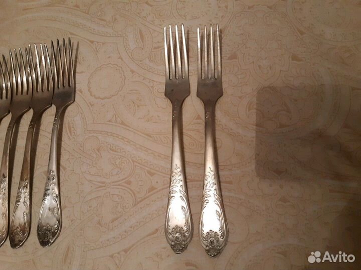 Вилки мельхиор