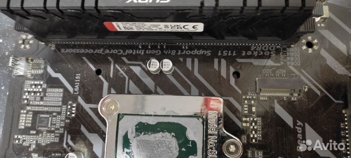 Материнская плата gigabyte z370 + i7 8700k + 32gb