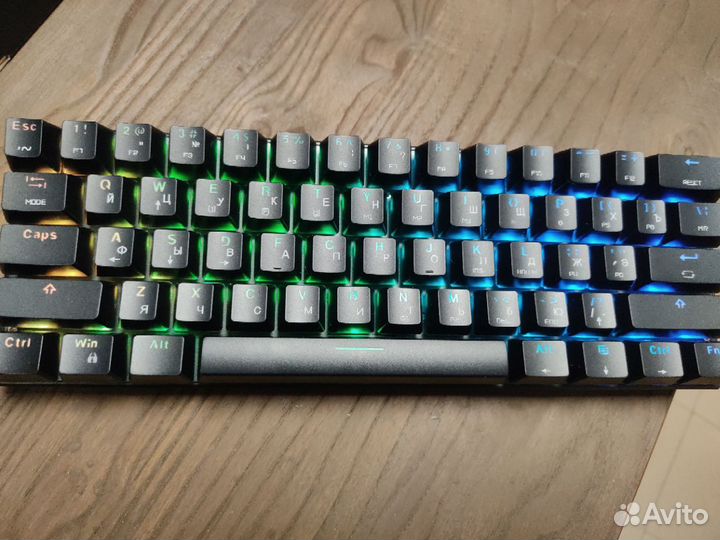 Игровая клавиатура Motospeed CK62 RGB Red Switch