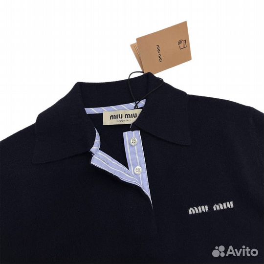 Свитер поло Miu Miu
