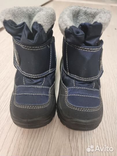 Зимние ботинки,размер 20,внутри шерсть
