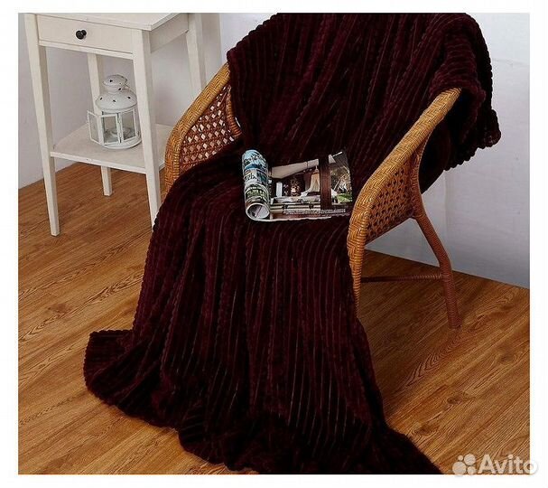 Плед GoodNight Велсофт Velvet 200х220, слива