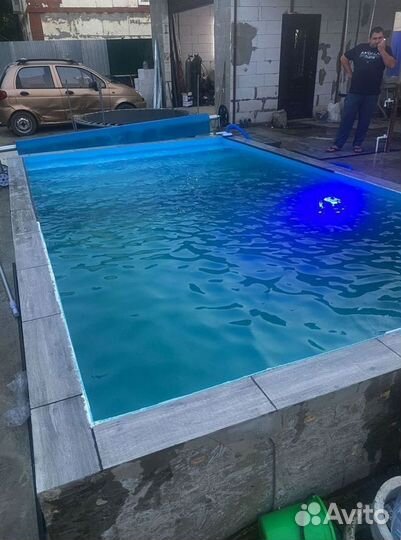 Полипропиленовый бассейн 7м*3м*1,5м