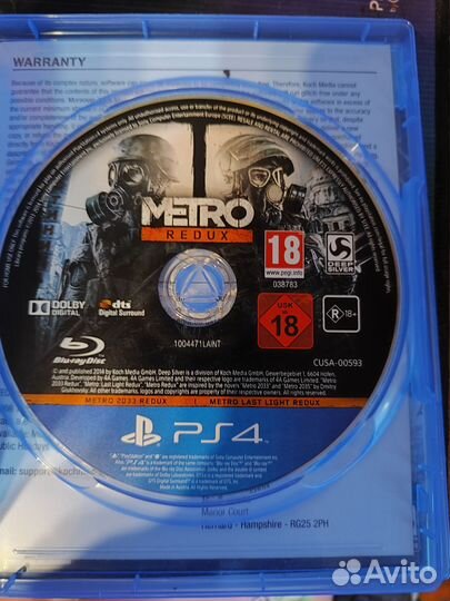 Metro Redux ps4
