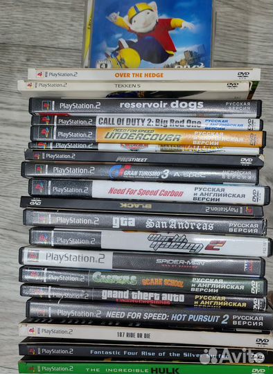 Диски для sony playstation 2