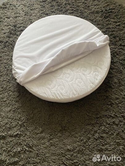 Матрас в детскую кроватку круглый
