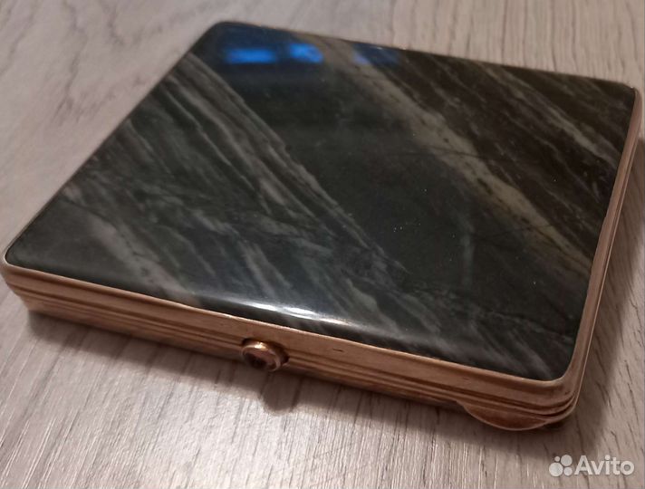 Антикварный портсигар старинный, начало 20 века